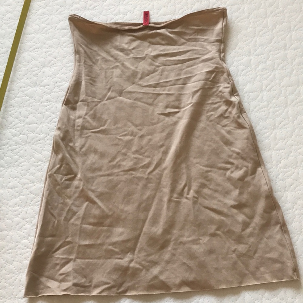 Spanx skirt slip beige